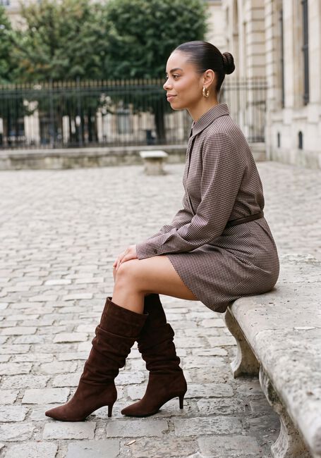 FREEBIRD Robe midi DILAN en marron - large