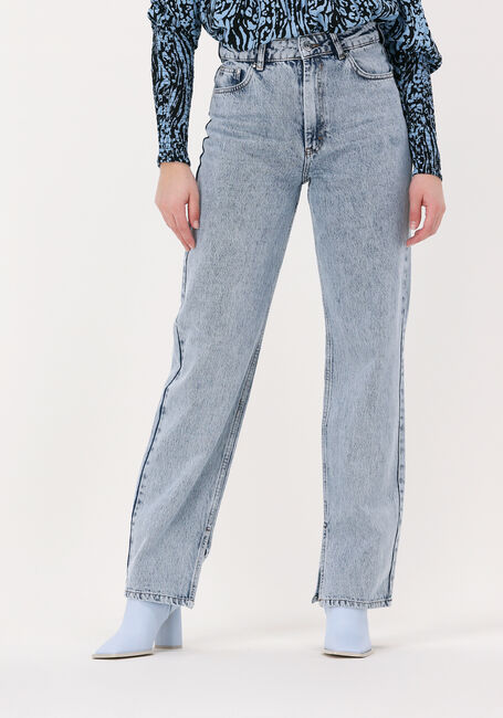 GESTUZ Straight leg jeans TANERGZ HW 90'S STRAIGHT SLIT JEANS en bleu - large