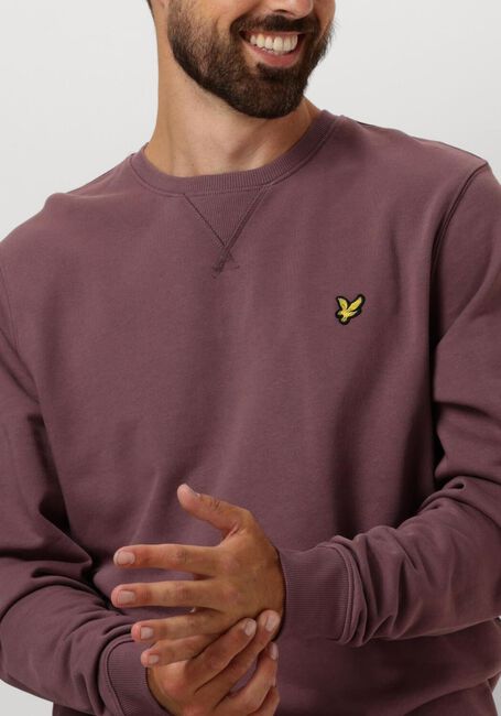 LYLE & SCOTT Pull CREW NECK en violet - large