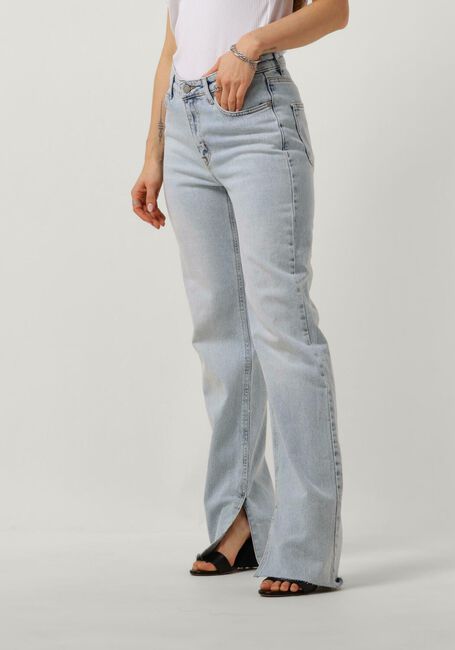 MY ESSENTIAL WARDROBE Straight leg jeans DAISYMW 139 HIGH STRAIGHT SLIT Bleu clair - large