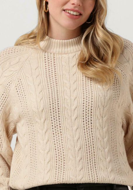Zand OBJECT Trui ELENA L/S KNIT PULLOVER 123 - large