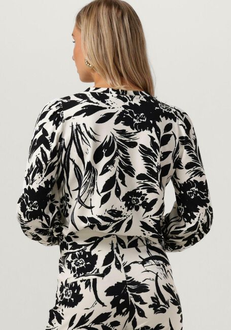 JANSEN AMSTERDAM HVF198 TOP FLOWER PRINT Hauts & T-shirts Blanc - large