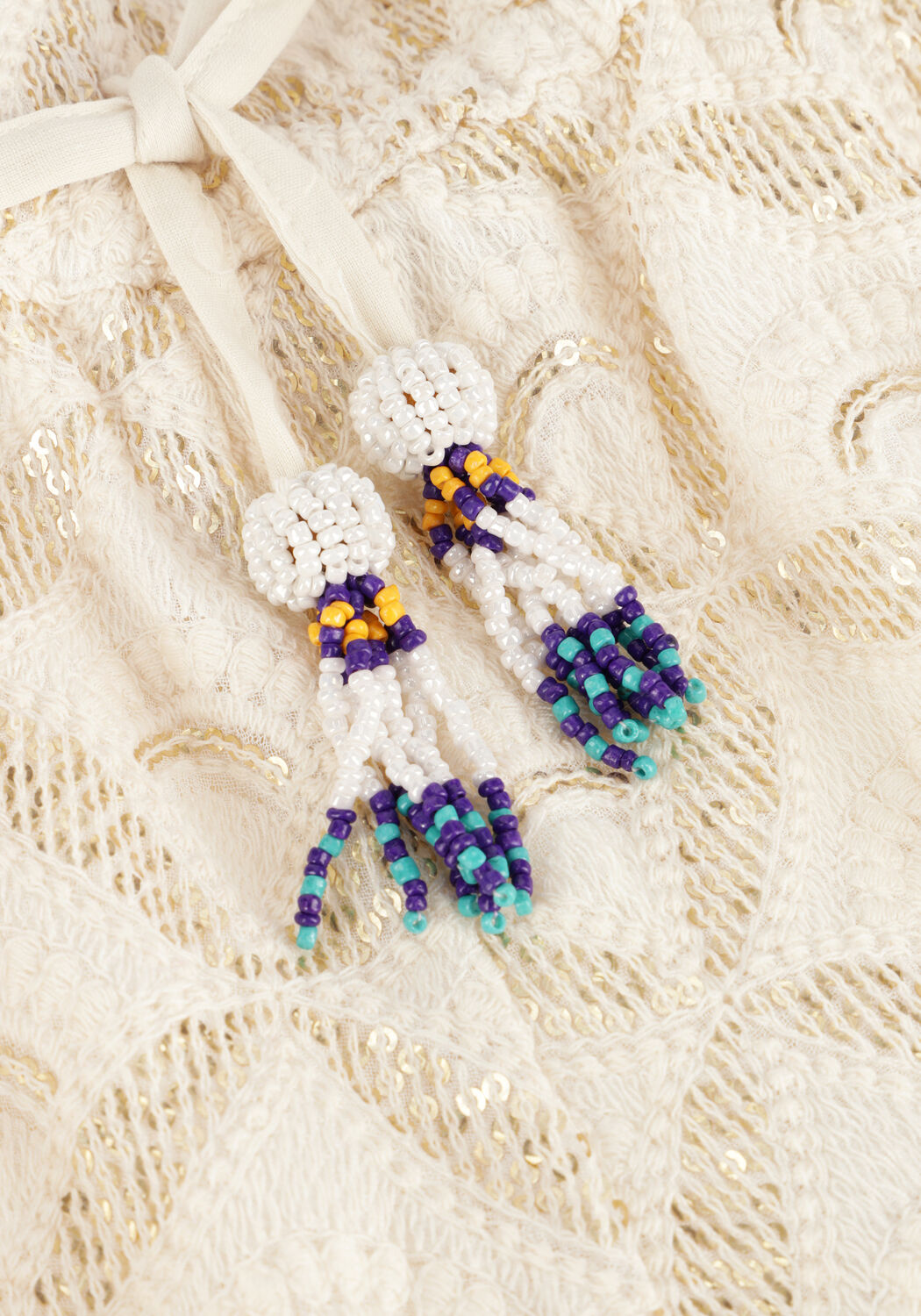 WILD Pantalon courte CELINE &Eacute;cru - large