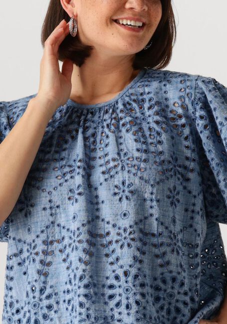 Blauwe CIRCLE OF TRUST Top ALINNA BLOUSE - large