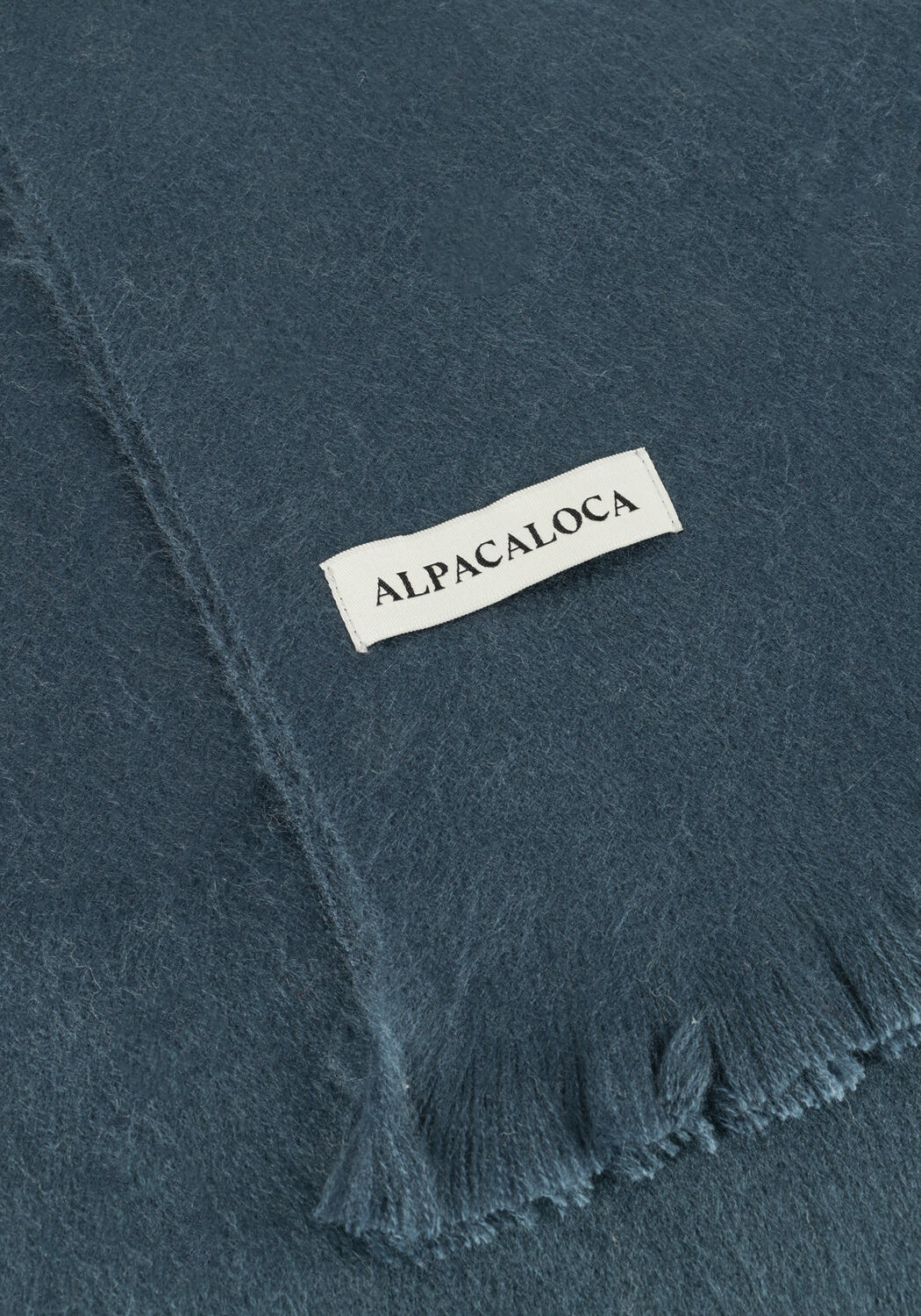 ALPACA LOCA SLIM SCARF Foulard en bleu - large