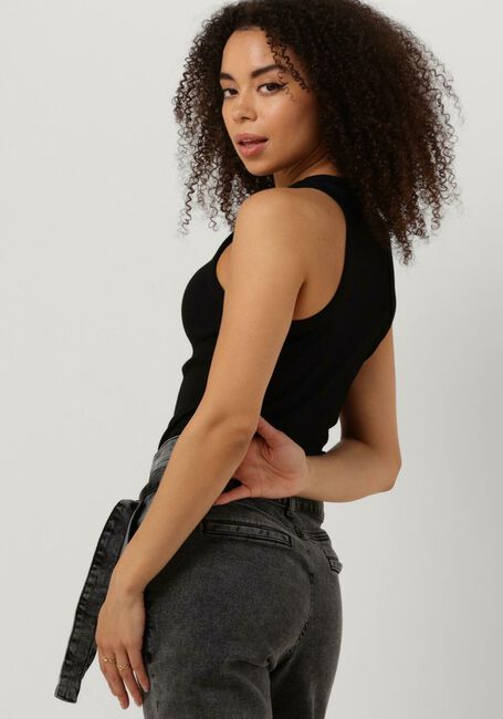 Zwarte ESM&Eacute; STUDIOS Top BLOSSOM RACERBACK RIB TANK - large