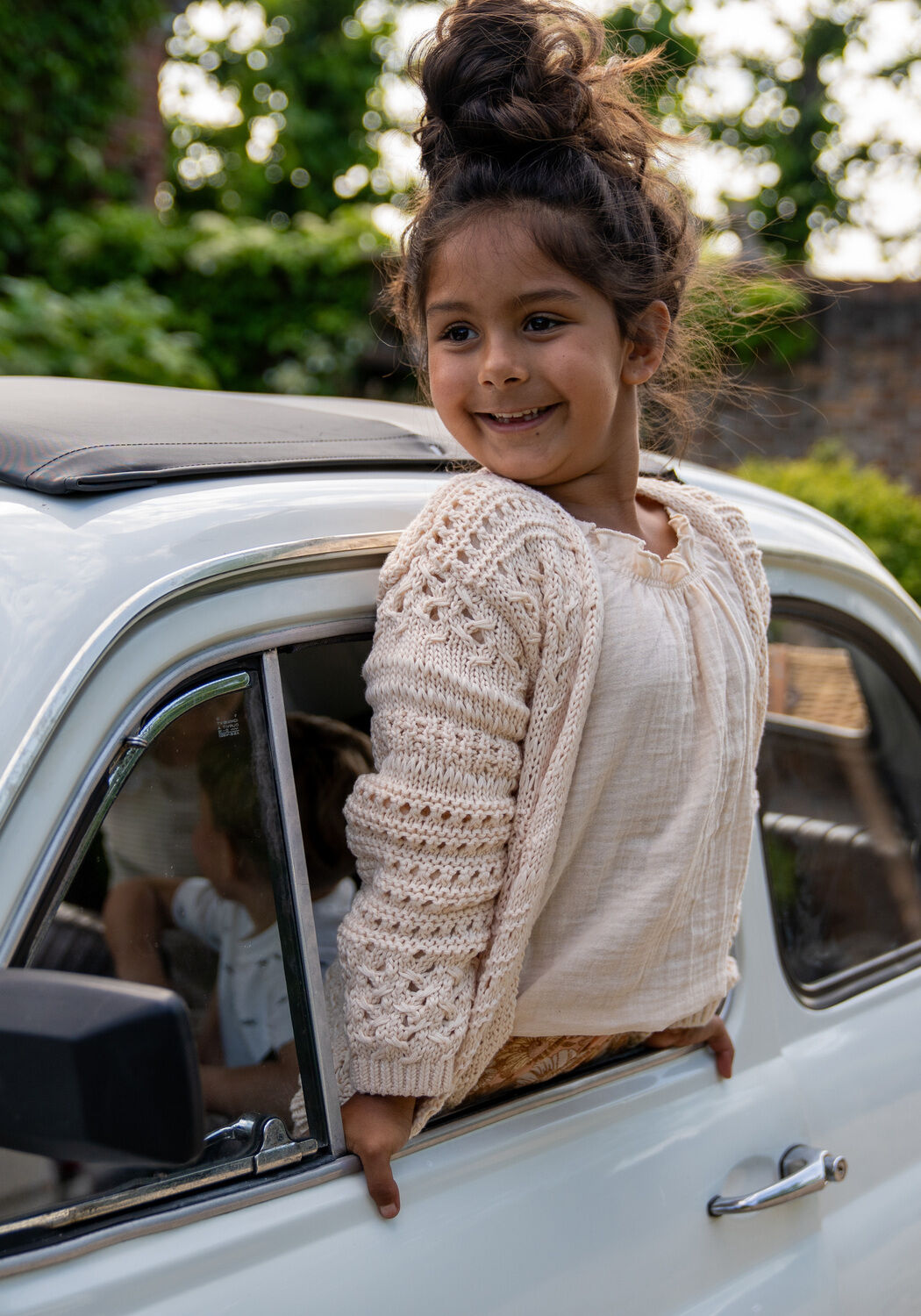 Ecru KOKO NOKO Vest P54914 - large