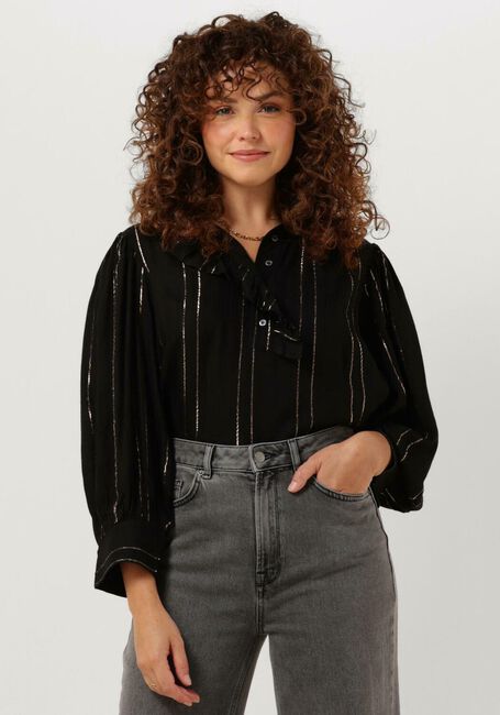 ANTIK BATIK EDWARD BLOUSE Blouses en noir - large