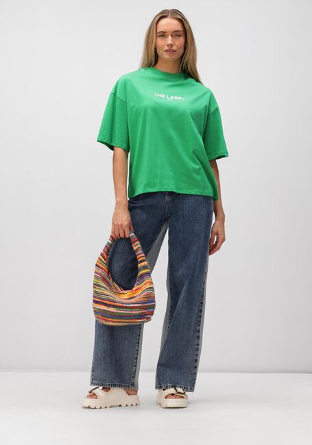 ALIX THE LABEL T-shirt LADIES KNITTED THE LABEL T-SHIRT en vert - large