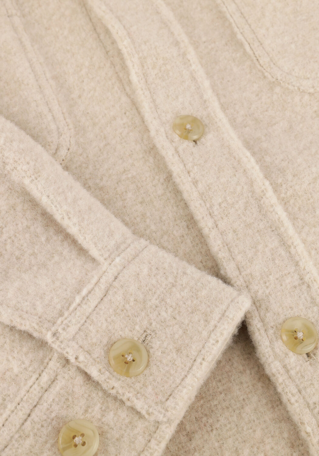 LES DEUX LENNON BOUCLE OVERSHIRT Surchemises en beige - large