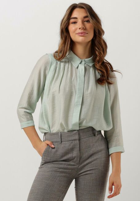 Lichtblauwe MINUS  ANEDA 3/4 SLEEVE SHIRT - large