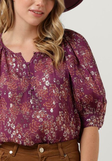 Paarse VANESSA BRUNO  SEBAN BLOUSE - large