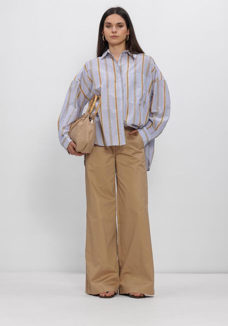 BEAUMONT Pantalon large SCARLET PANTS en beige - large