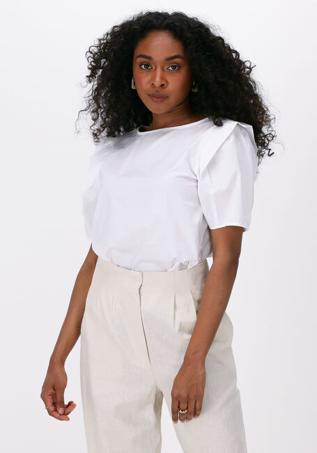 ESMÉ STUDIOS GINNY SS BLOUSE Blouses en blanc - large