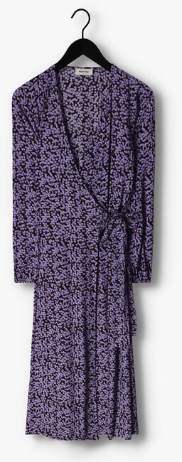 MODSTRÖM Robe midi CHESLI MD PRINT WRAP DRESS en violet - large