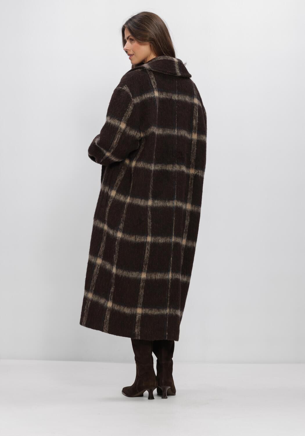 ELEH Manteau EFW260261 en marron - large