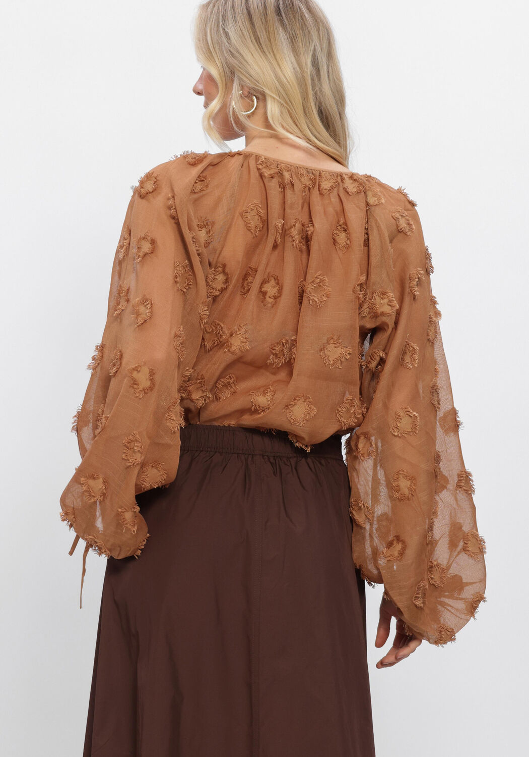 Bruine SUMMUM Tops & T-shirts TOP 3D NEW - large