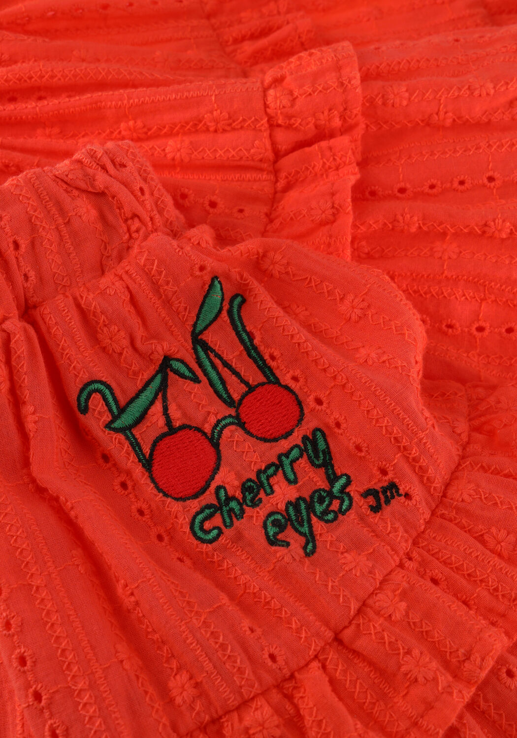 Jelly Mallow Mini-jupe CHERRY FRILL SKIRT en orange - large