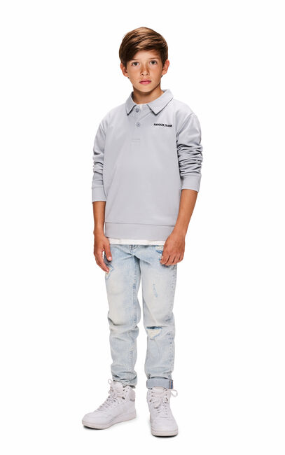 Grijze RETOUR T-shirt RICO - large