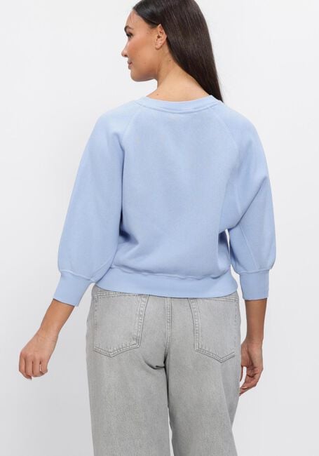 SUMMUM Pull JERSEY FADE-OUT SWEAT en bleu - large