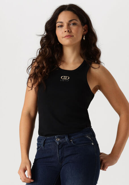 LIU JO Haut TANK TOP LOGO en noir - large