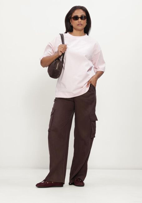 MINUS T-shirt MSGAMMA GOTS LONG T-SHIRT Rose clair - large