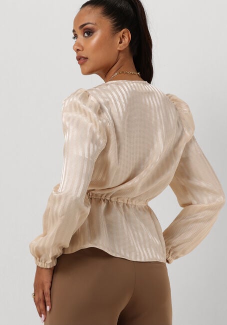 ANOTHER LABEL LYS TOP L/S Blouses en beige - large