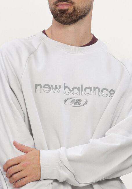 NEW BALANCE Chandail TS FT CRW en gris - large