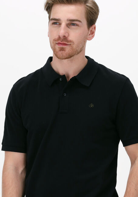 SCOTCH & SODA Polo PIQUE POLO en noir - large