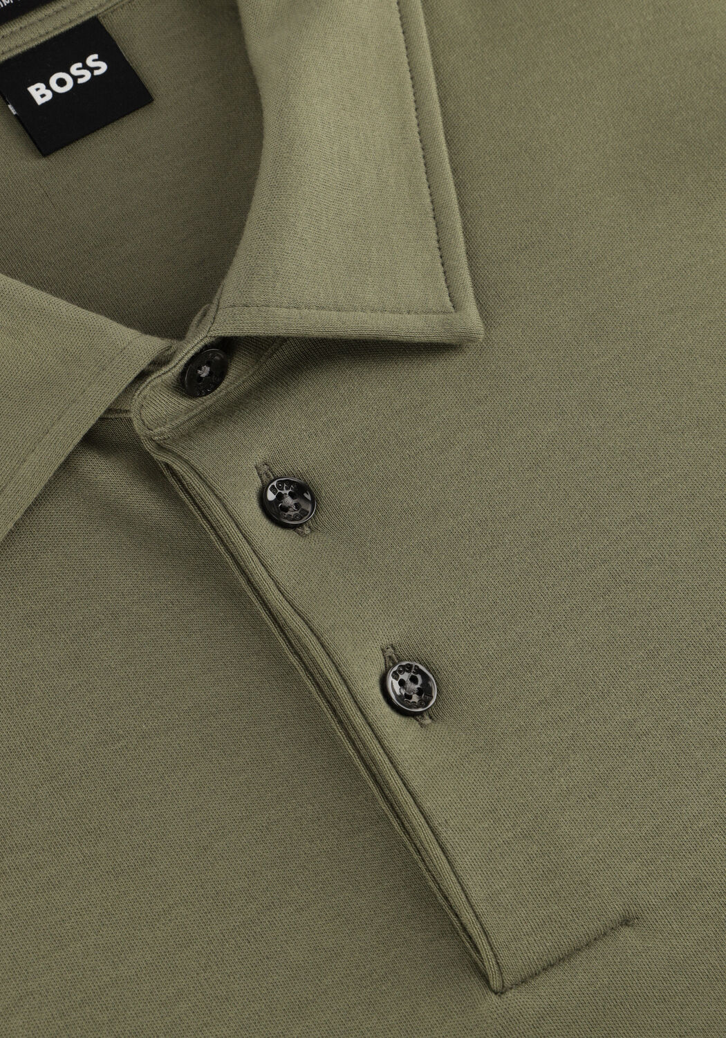 BOSS BLACK Polo PALOSH 30 en vert - large