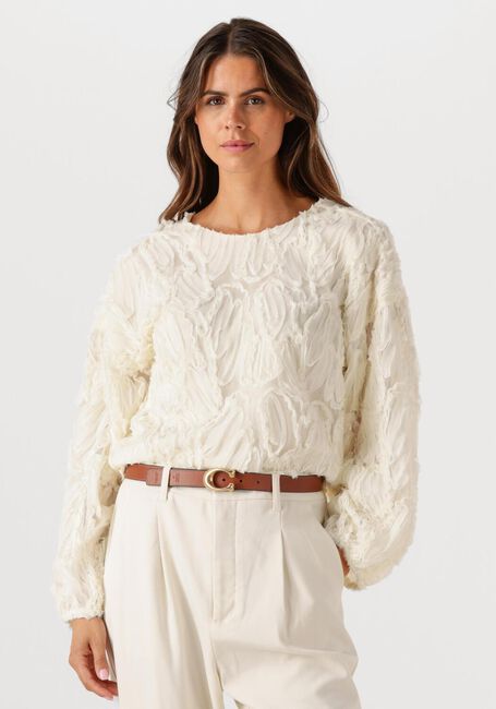 CO'COUTURE SHANIA FLUFFY BLOUSE Blouses Crème - large