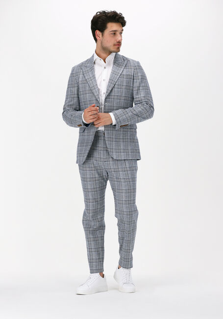 SELECTED HOMME Pantalon SLHSLIM-NOAH MULTI CHECK TRS Bleu foncé - large