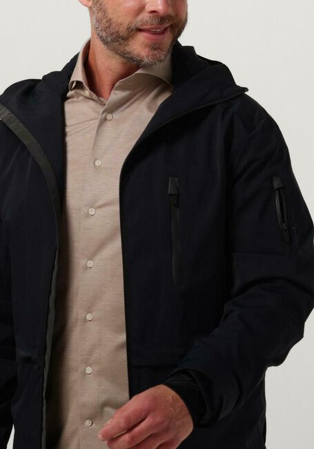 PROFUOMO Veste matelassé OUTERW MAGNET CLSR LONG Bleu foncé - large