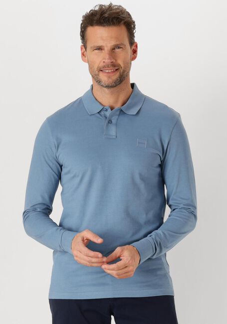 BOSS ORANGE Polo PASSERBY Bleu clair - large