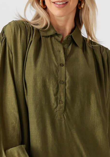 Groene MES DEMOISELLES Maxi jurk FELICIA - large