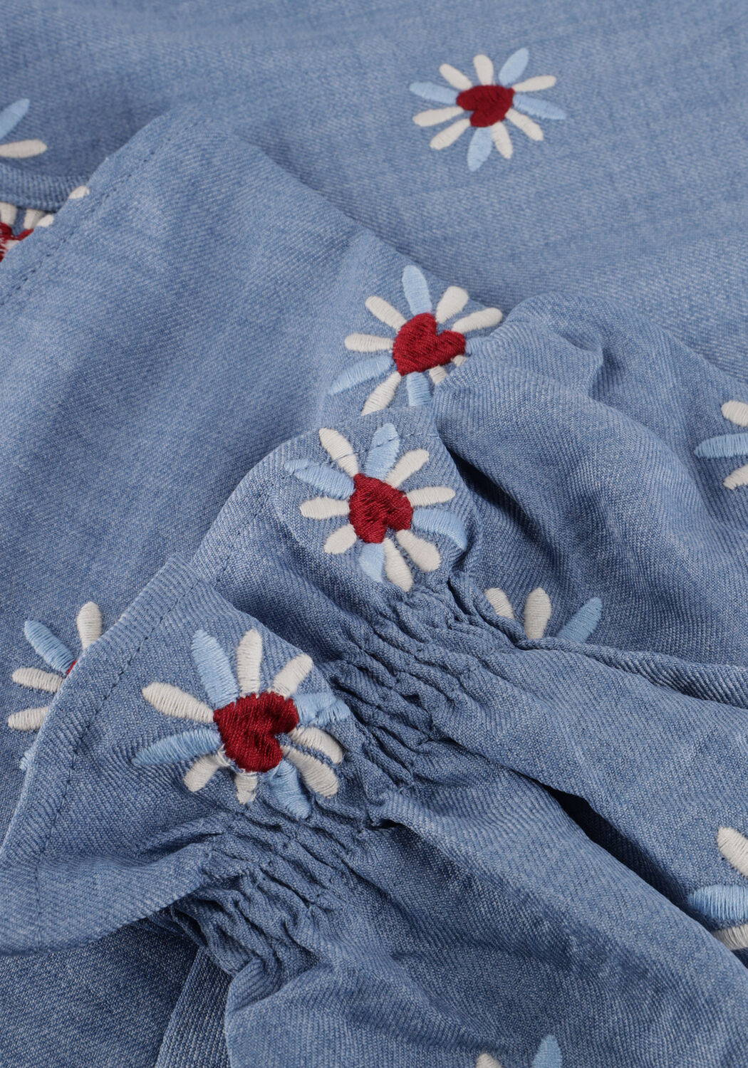 YDENCE TOP PHILOU Blouses en bleu - large