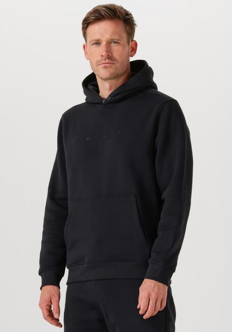 GENTI Pull BASIC LOGO HOODIE en noir - large