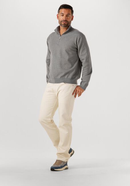Grijze CALVIN KLEIN Trui LS SUPIMA QZ SWEATER 12GG - large