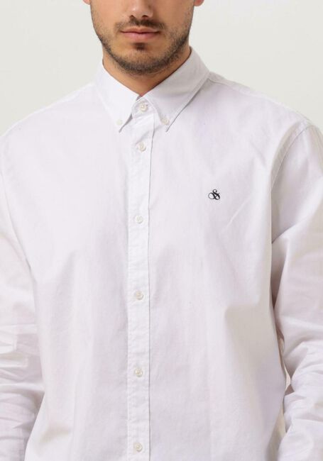 Witte SCOTCH & SODA Casual overhemd REGULAR FIT SHIRT - large