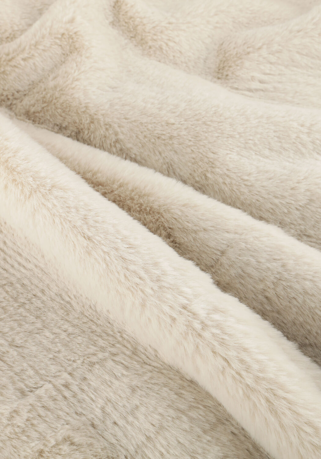 Creme BEAUMONT Faux fur jas KORI BODYWARMER - large