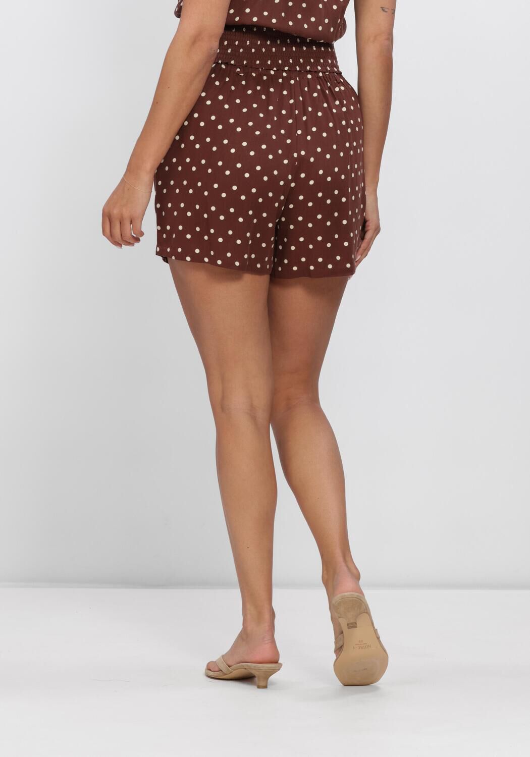 Bruine YDENCE Korte broek SHORT ADELINE - large