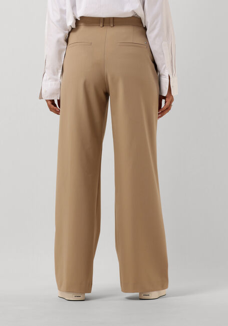 Beige TOMMY HILFIGER Wijde broek WIDE LEG PLEATED PANT - large