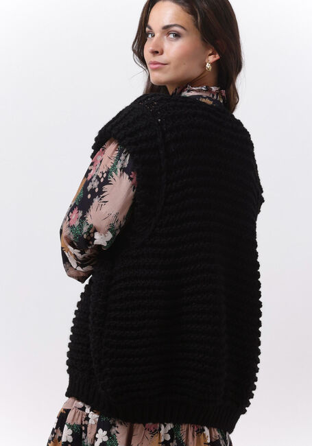 NOTRE-V Gilet KNIT GILET en noir - large