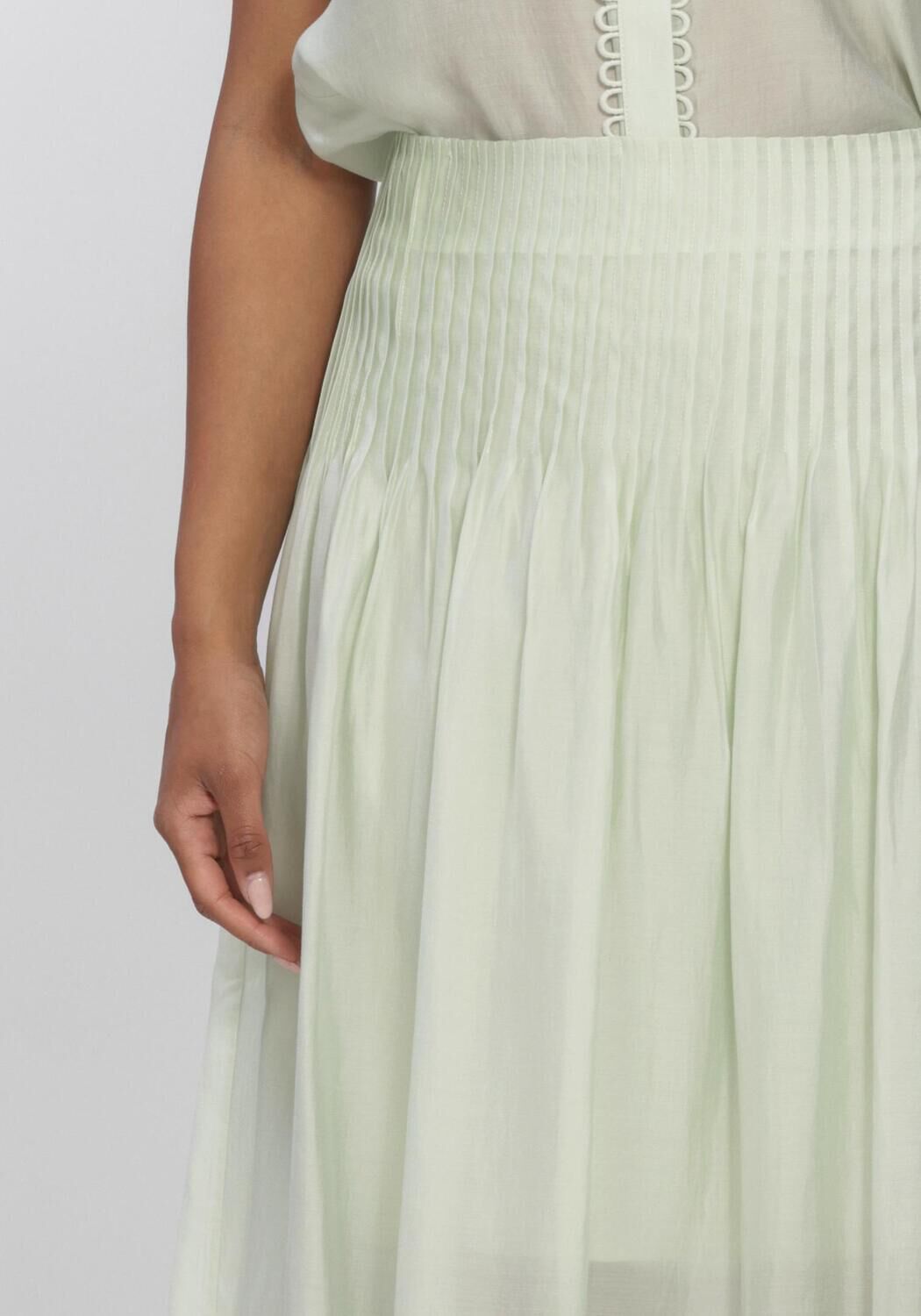 COPENHAGEN MUSE Jupe midi CMMOLLY-SKIRT en vert - large