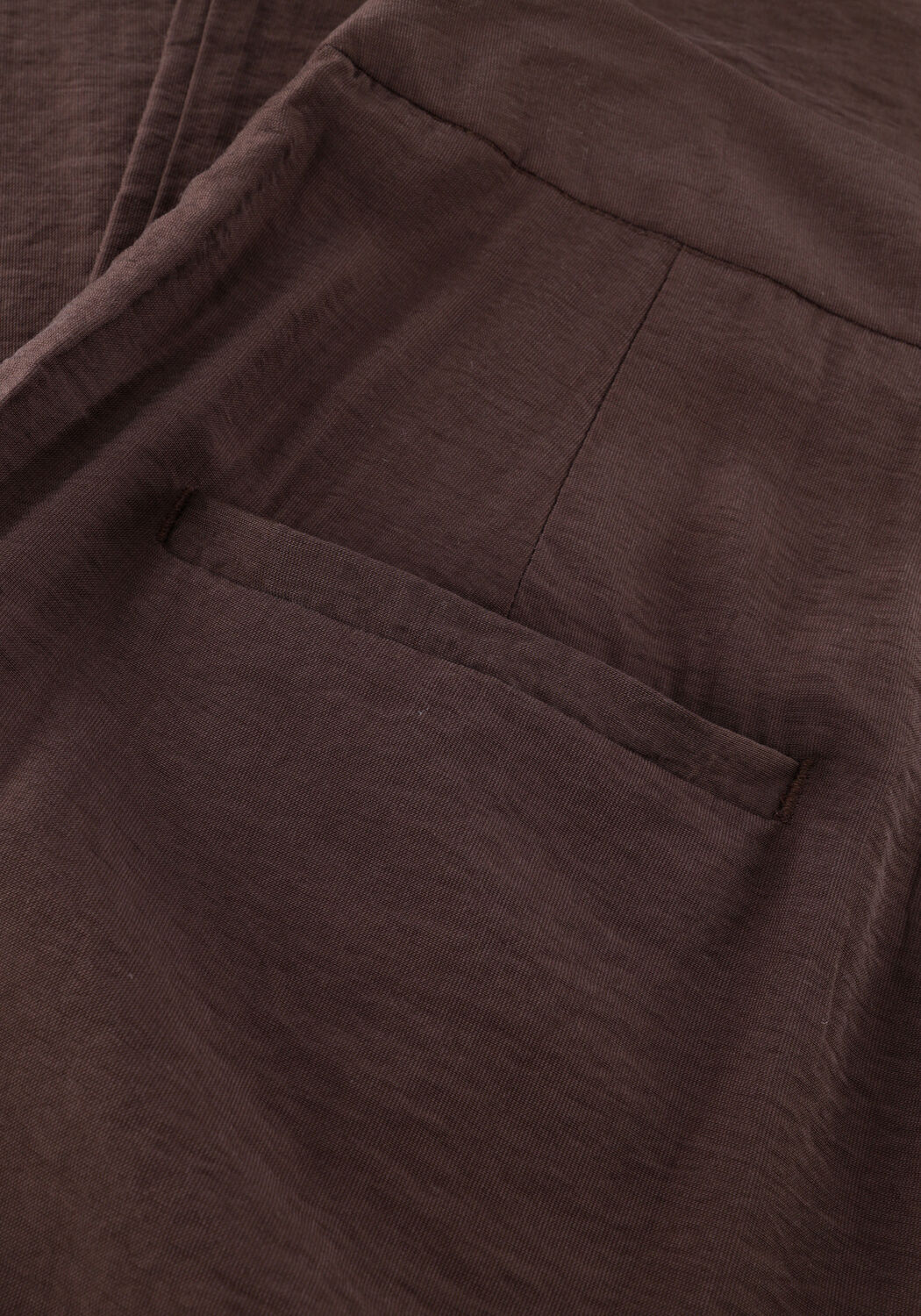 OBJECT Pantalon large OBJISLA YUI HW WIDE PANTS en marron - large