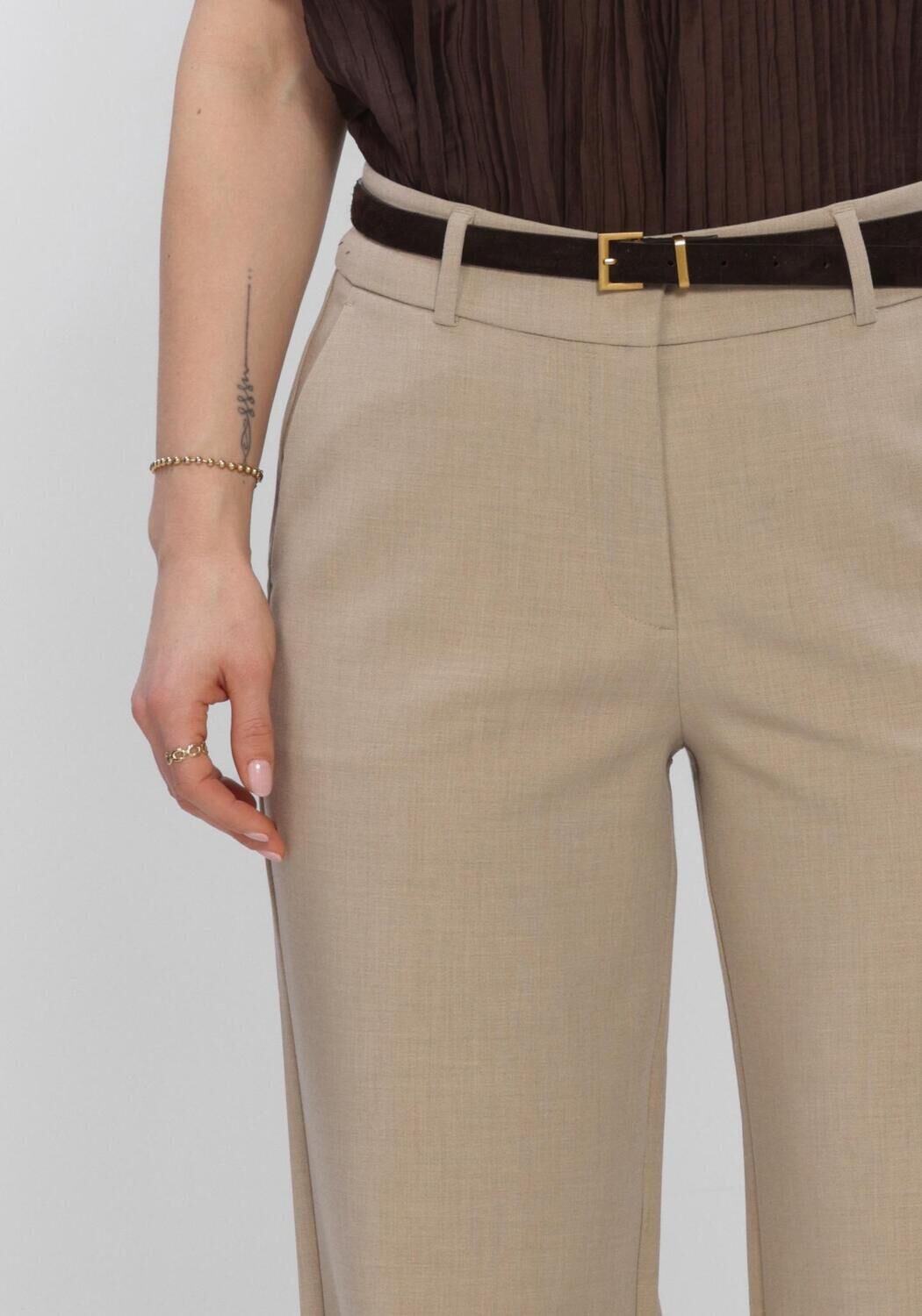 Bruine FIVEUNITS Wijde broek DENAFV 826 - large