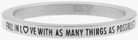 MY JEWELLERY Anneau SILVER QUOTE RING en argent - medium