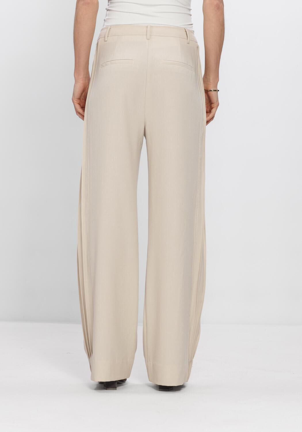 SECOND FEMALE BLANCA WAISTCOAT Pantalons &Eacute;cru - large