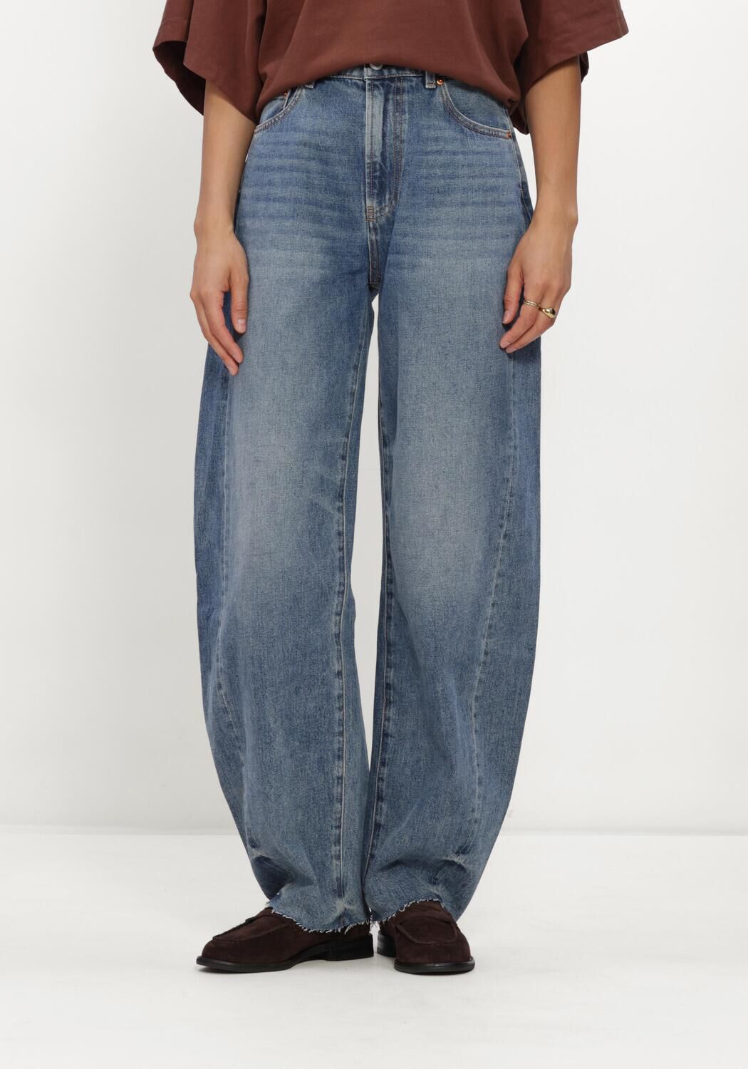 CATWALK JUNKIE Wide jeans SUPER BARREL FIT JEANS en bleu - large