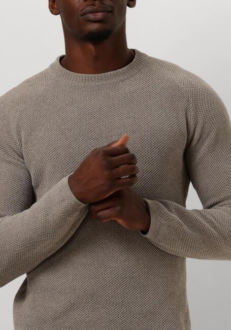 Groene DSTREZZED Trui CHENILLE KNIT CREWNECK - large